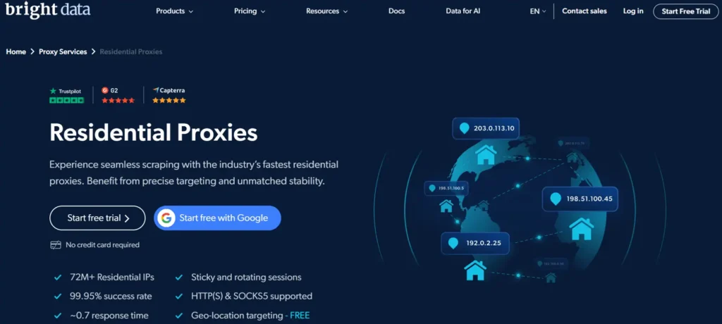 Bright Data Residential Proxies