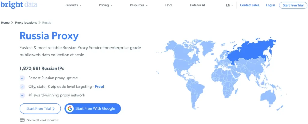 Bright Data Russian Proxies