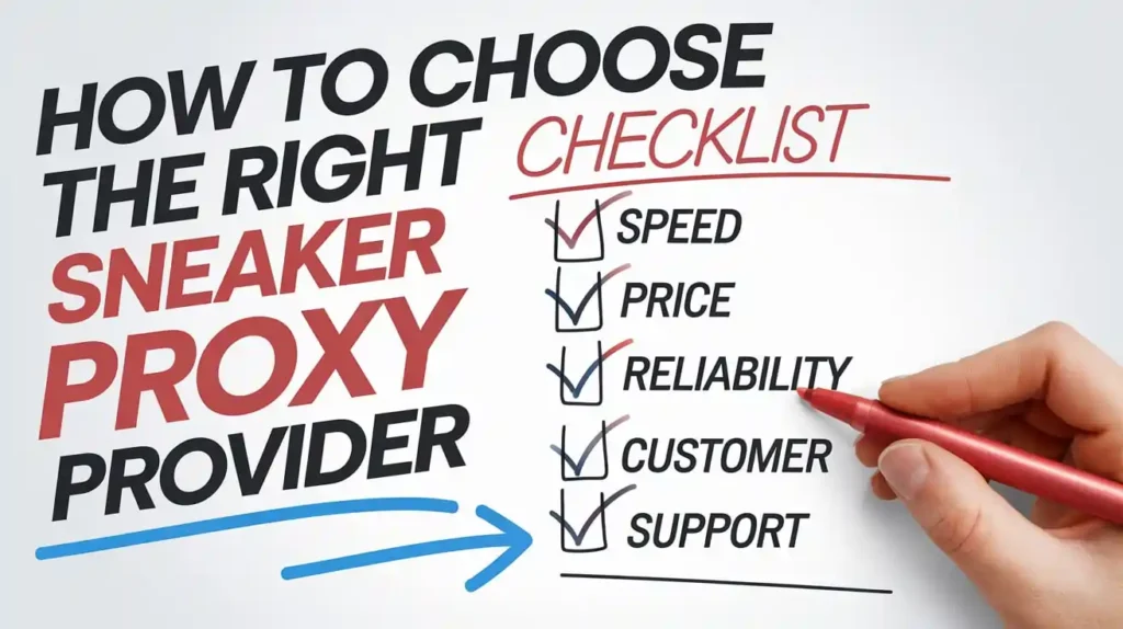 to Choose the Right Sneaker Proxy Provider