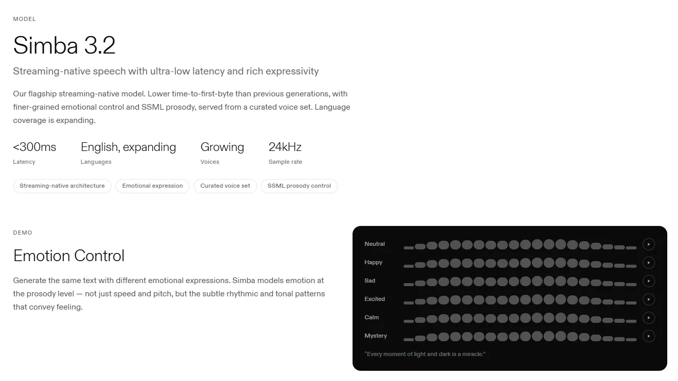 Speechify AI Simba 3.2 Model
