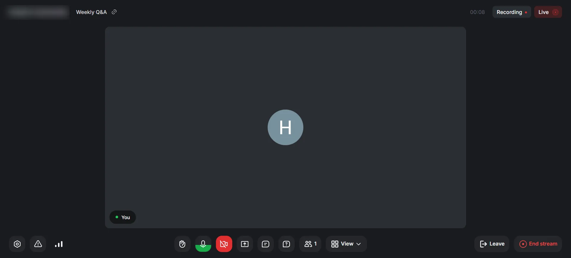Circle Live Streams and Live Rooms