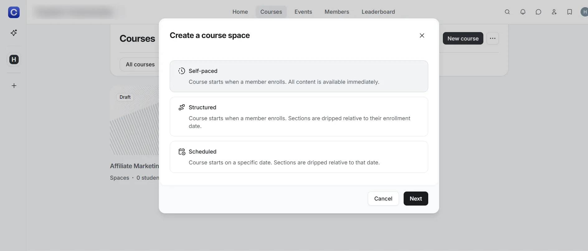 Circle's Course Creator Tool