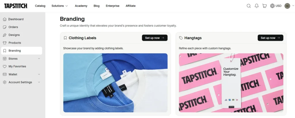 Tapstitch Branding