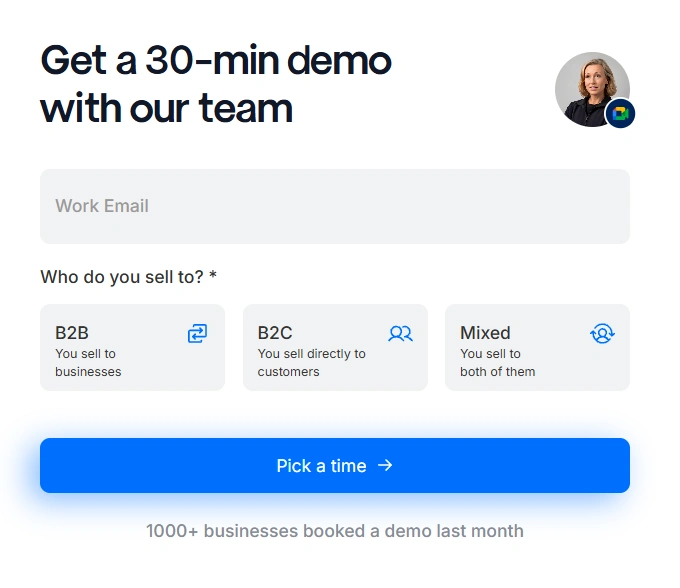 Book the Demo in Gushwork AI