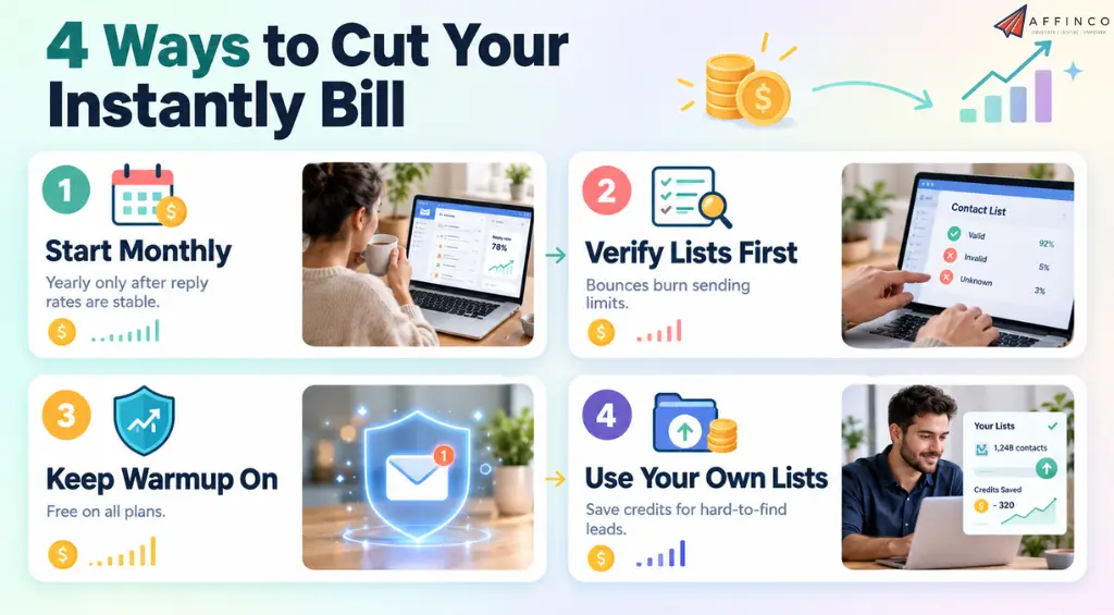 Instanly Bill Savings Tips for Lower Costs