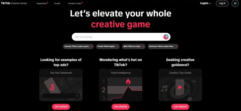 TikTok Ads Creative Center