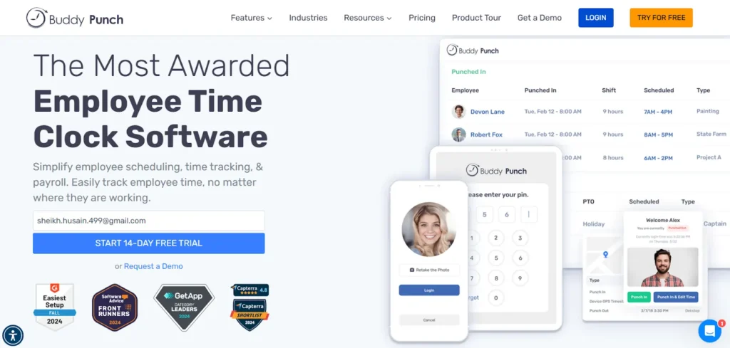 Buddy Punch 14 Day free Trial