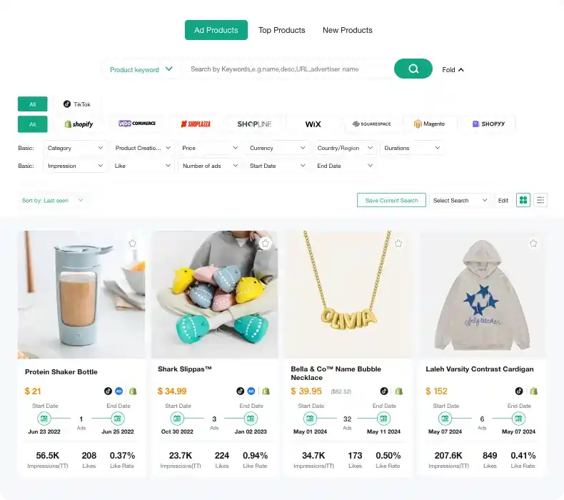 Pipiads- For Researching Hot Dropshipping Products