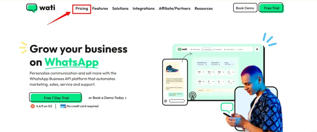 Wati Pricing Page