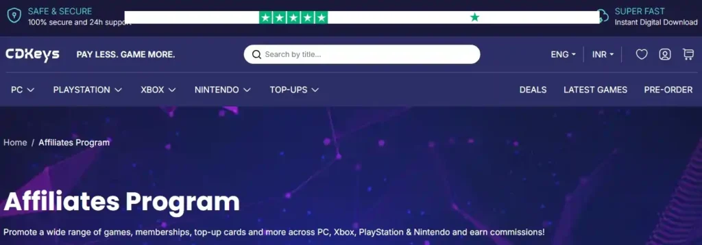 CDKeys Affiliate Program