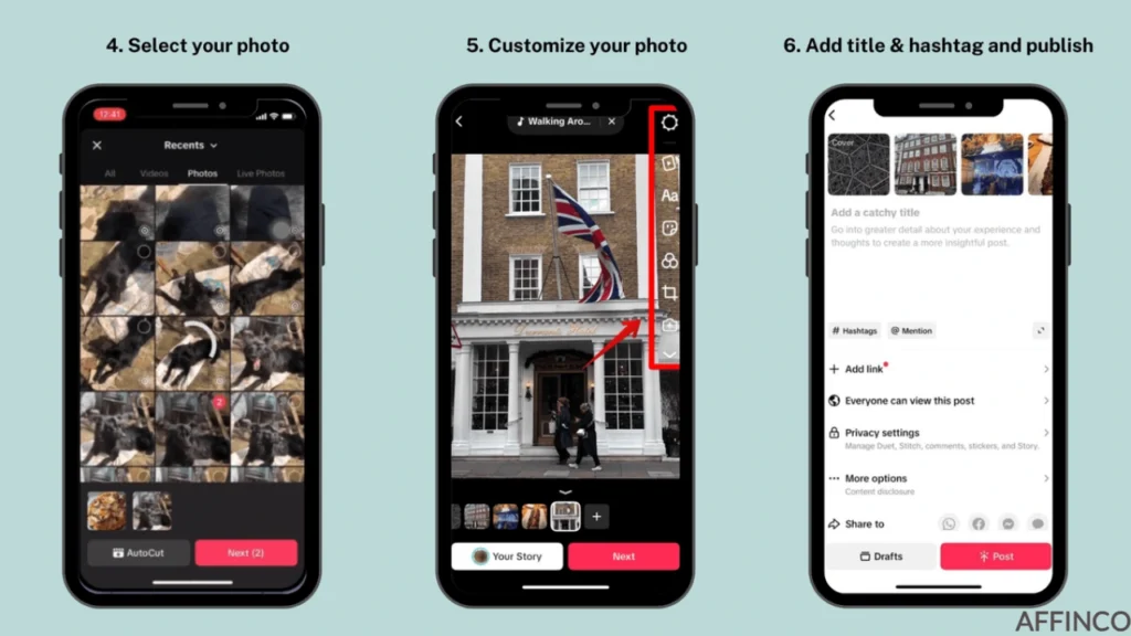 Customize Your Tiktok Slideshow