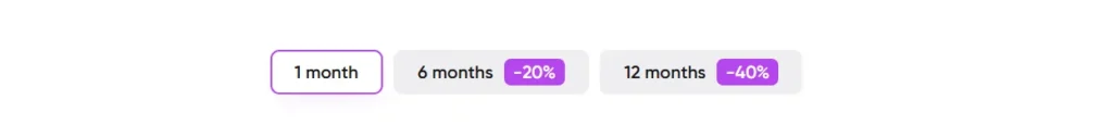 Dolphin Anty - Select your preferred billing cycle