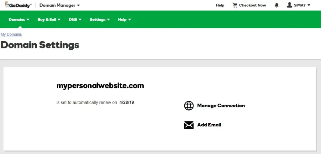 GoDaddy Domain Authority