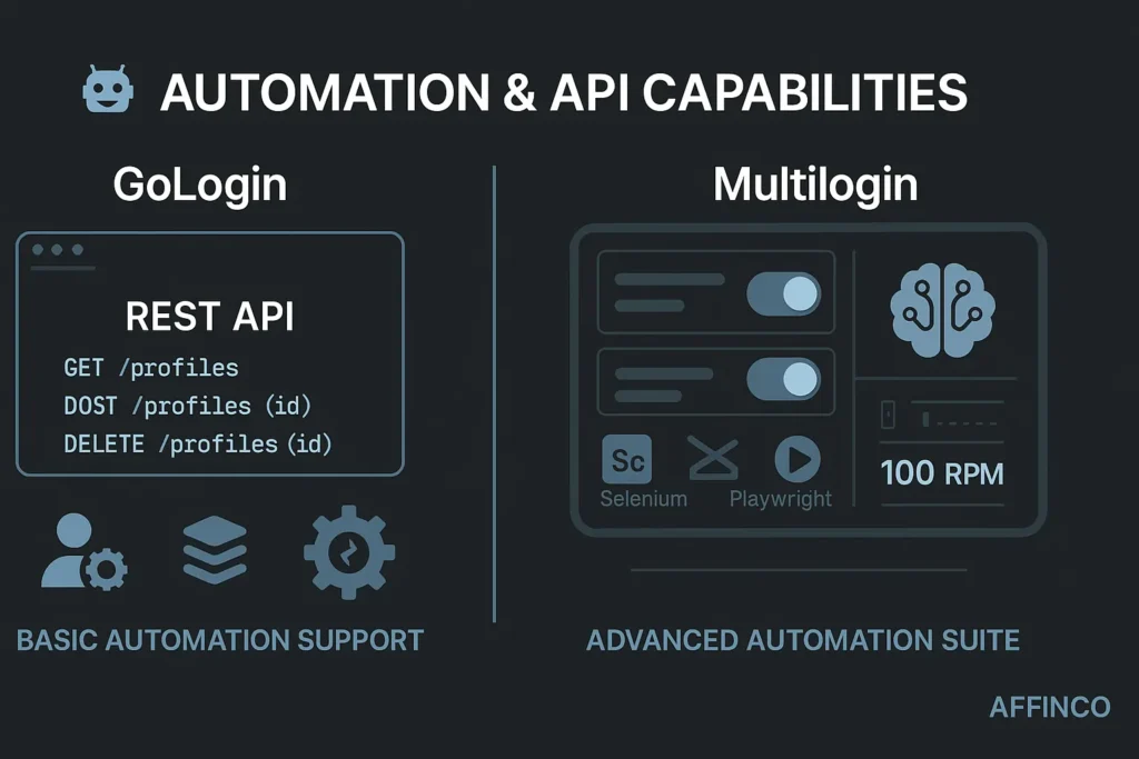 Gologin & Multilogin Automation and API Capabilities