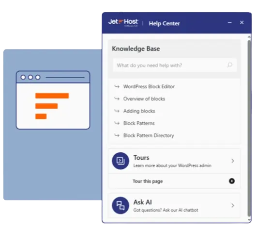 JetHost AI Powered Everything Feature