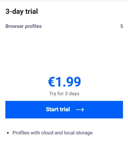 Multilogin Free Trial