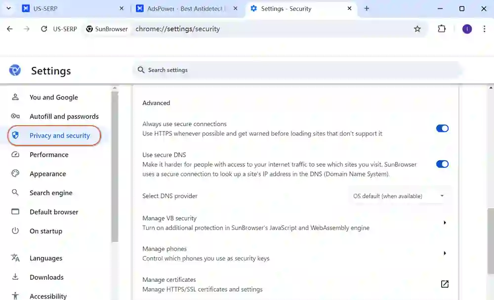 Multilogin Security Features