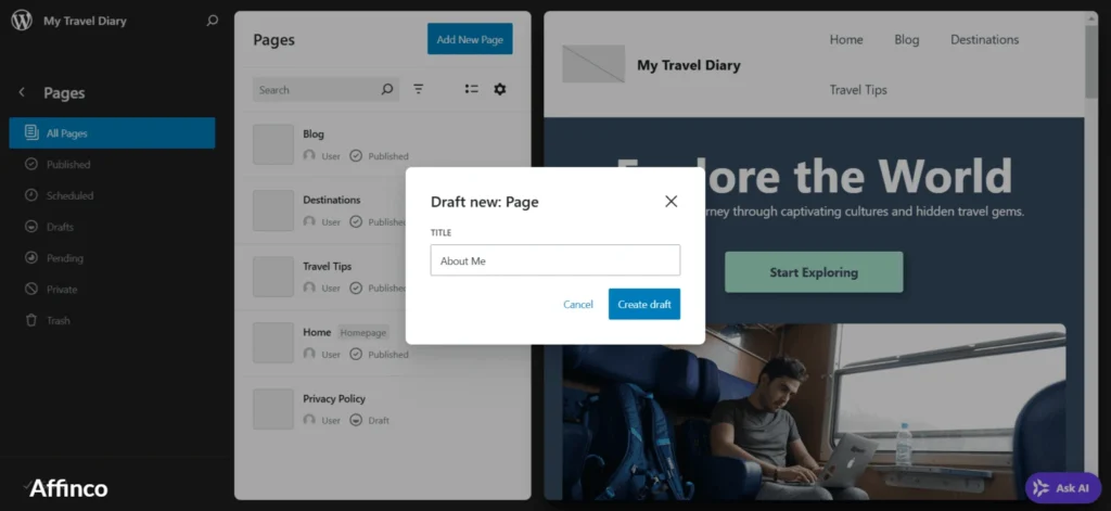 Pages