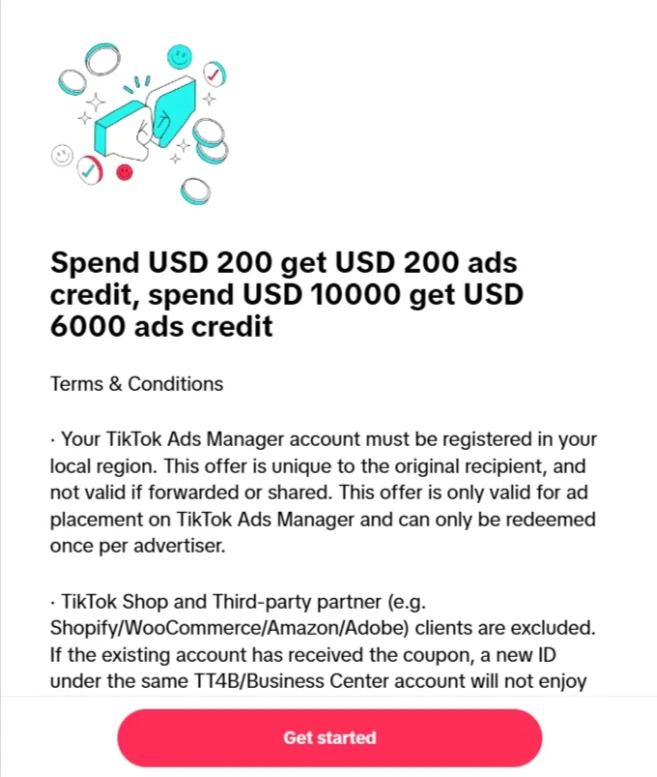 TikTok for Business Highest Cashback Deal