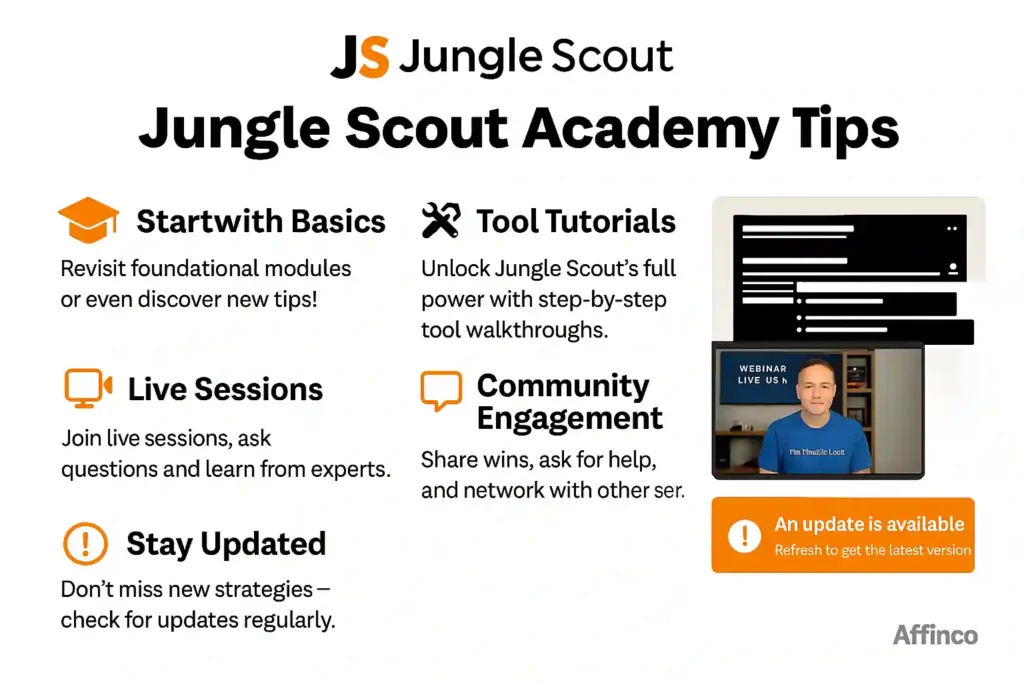 Tips for Getting the Most Out of Jungle Scout Academy