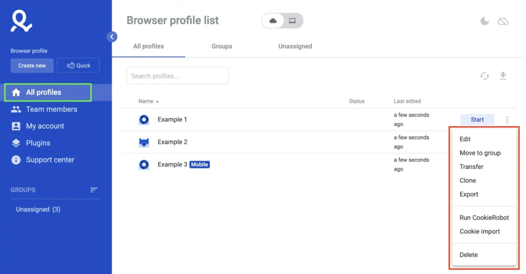 User Interface and Ease of Use- Multilogin
