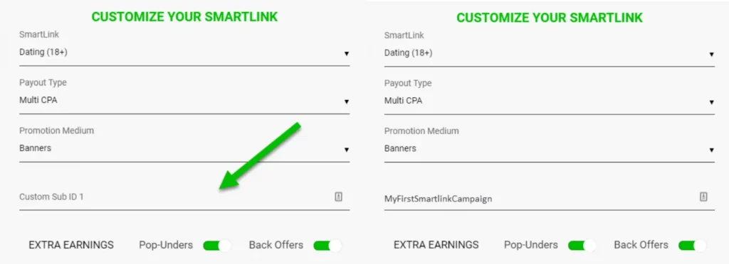SMartlink AI Configure Sub-IDs