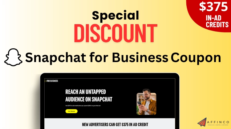 Snapchat for Business Coupon