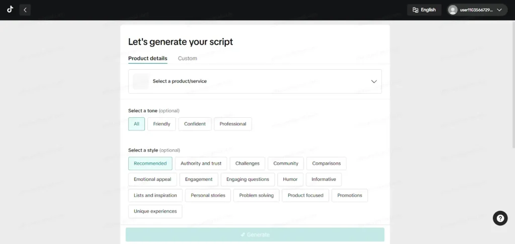 AI Symphony AI-Powered Script Generation