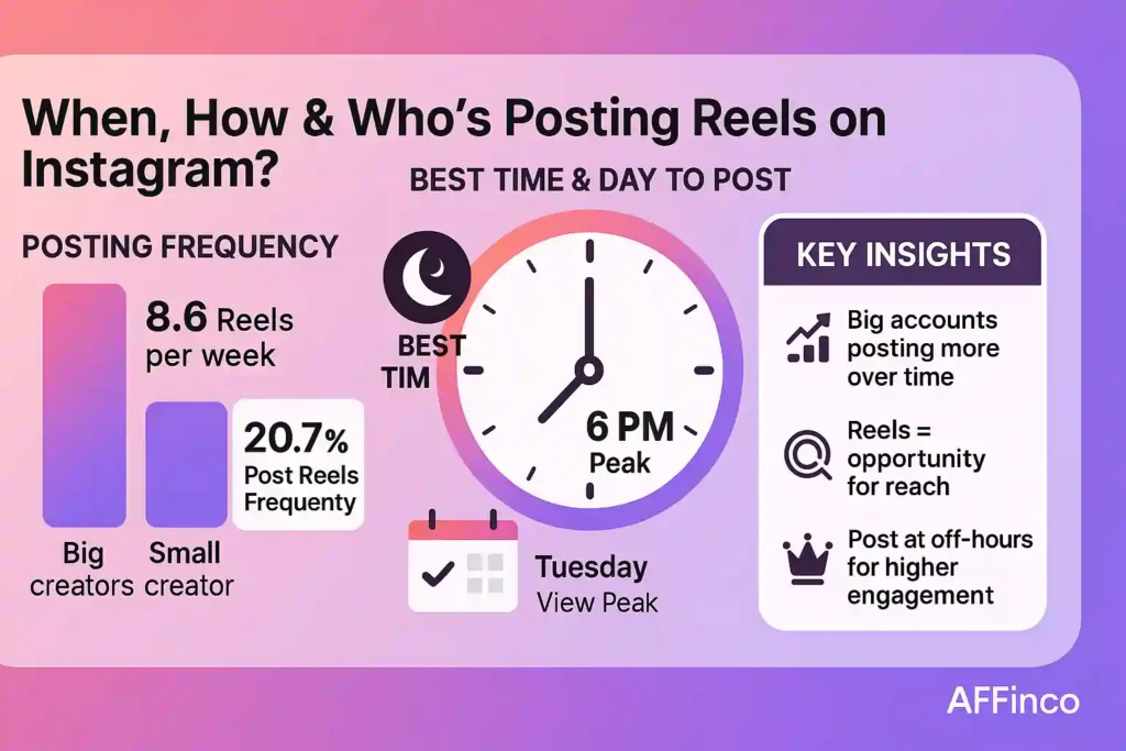 Instagram Reels Posting & Creator Behavior