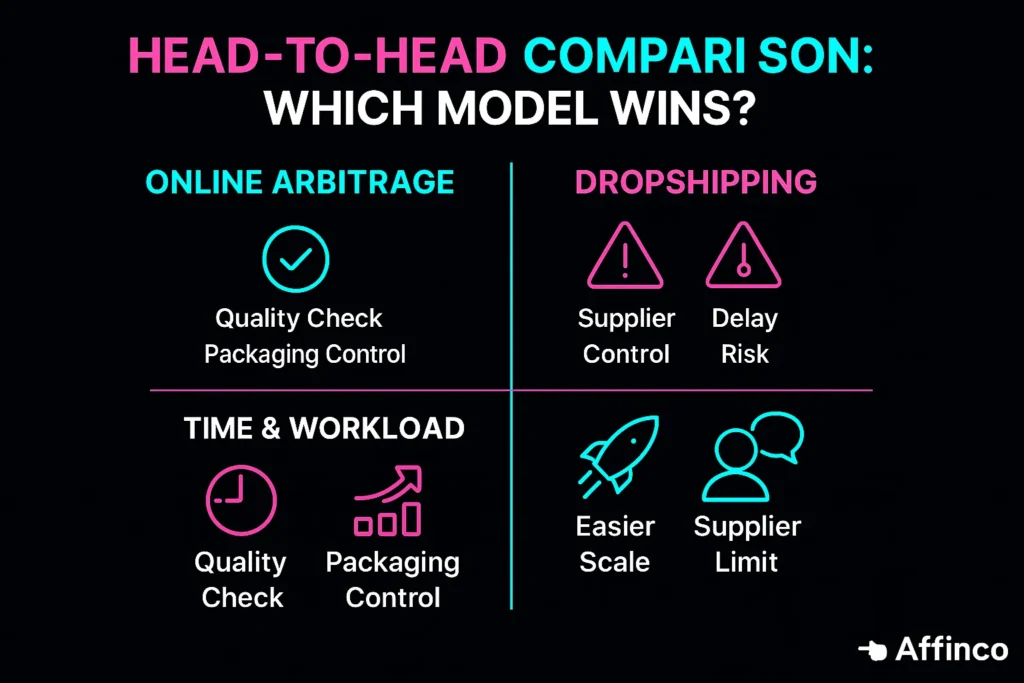 Online Arbitrage Dropshipping Comparison