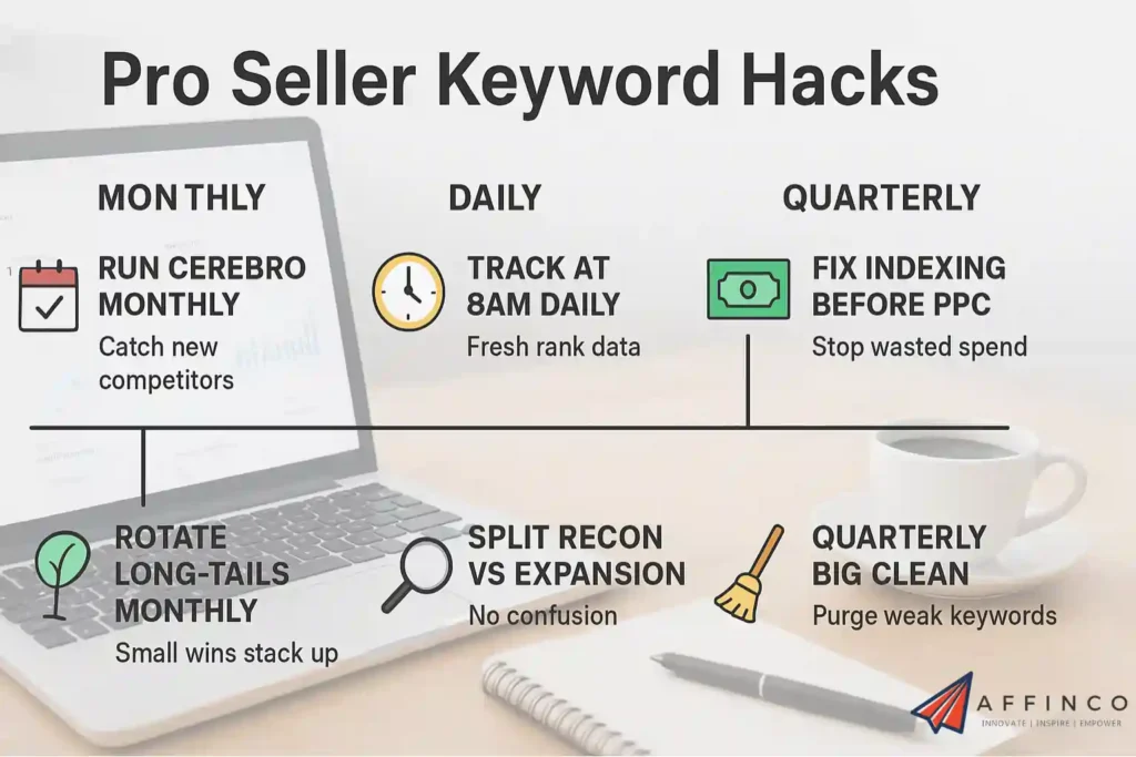 Pro seller strategies for effective keyword briefing