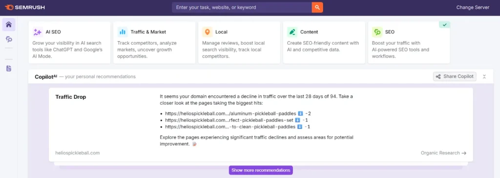 SEMrush PPC Analysis