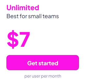 ClickUp Unlimited Plan