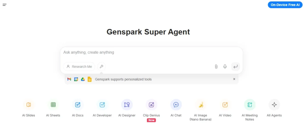 Genspark AI Super Agent