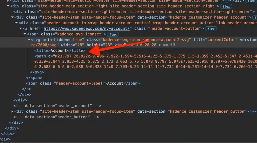 Kadence Inline SVG Icons Strategy