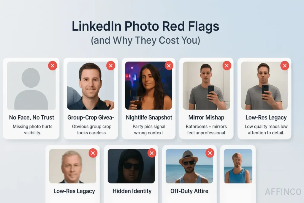 LinkedIn Profile Pictures red flags