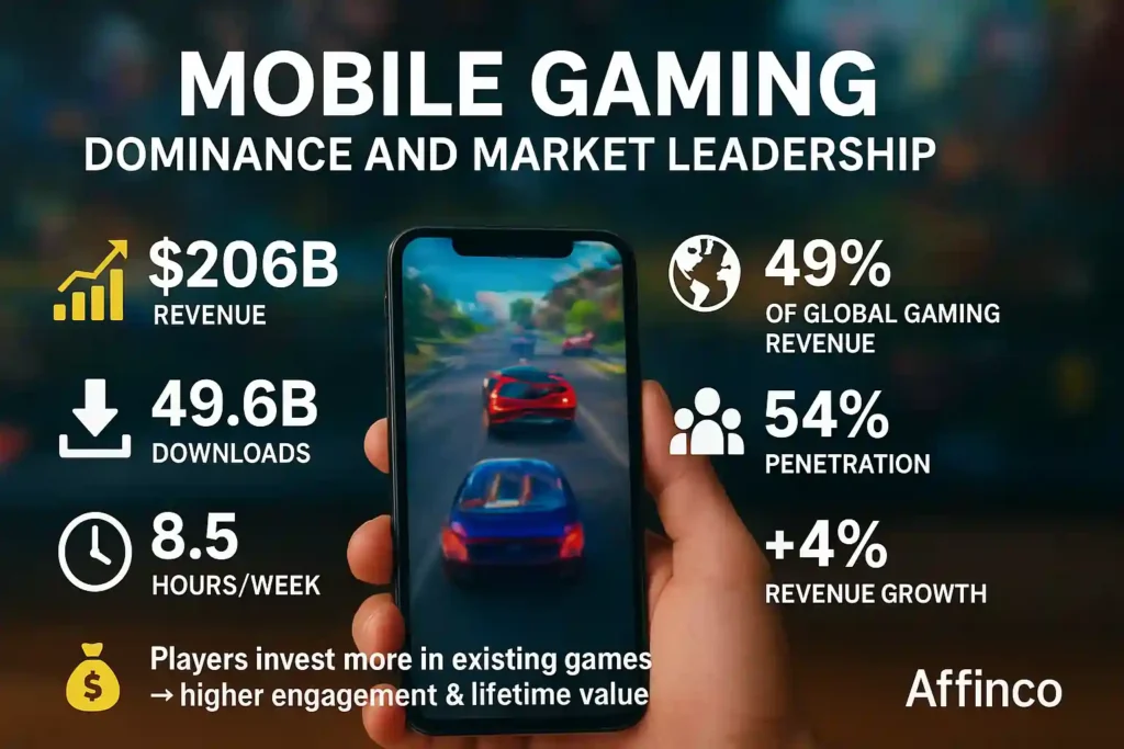 Mobile gaming market growth