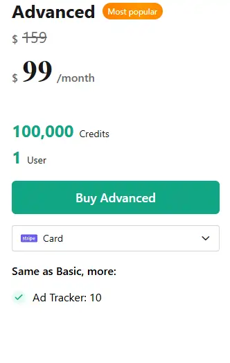 PiPiADS Advanced Plan