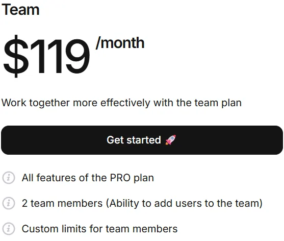 Tyver Team Plan