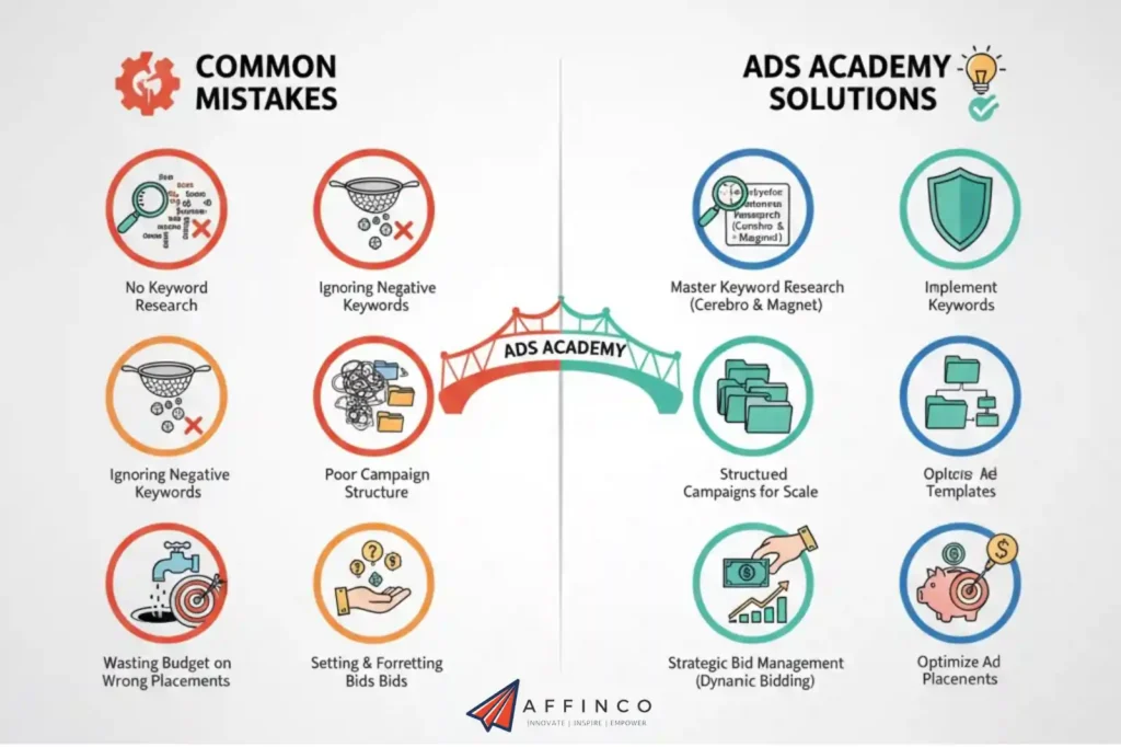 Common mistakes Ads Academy helps you avoid