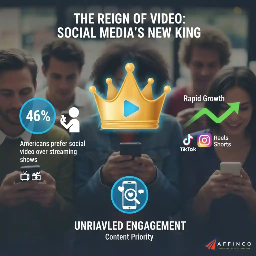 Growth of video content on Social media