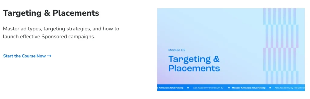 Helium 10 Ad Types and Targeting Strategies