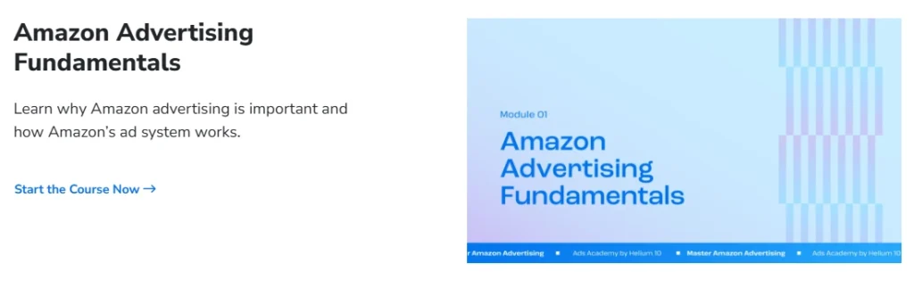 Helium 10 Amazon Advertising Fundamentals