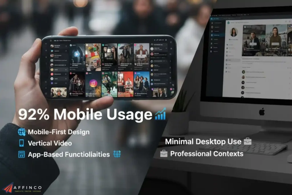 Mobile vs. Desktop Social Media Usage