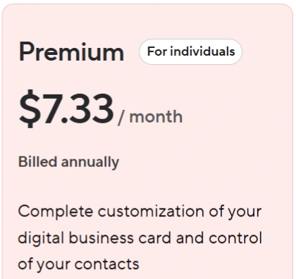 Blinq's Annual Premium Plan