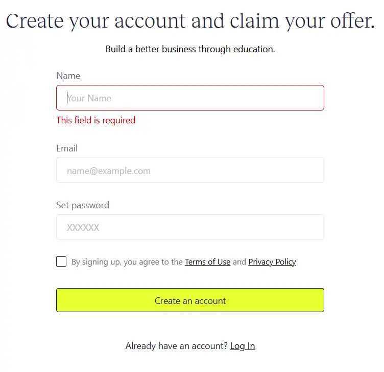 Create Teachable Account