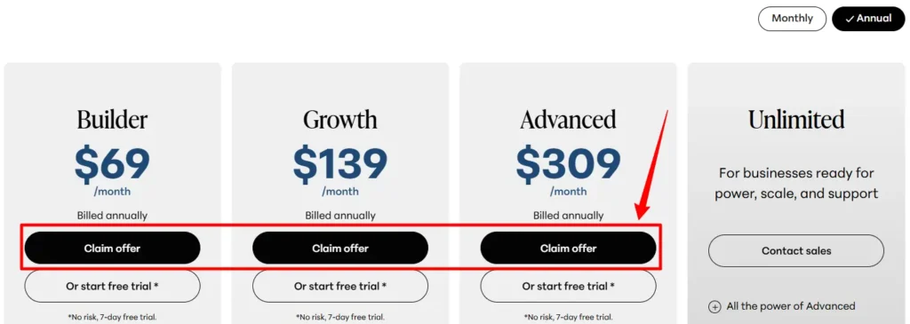 Select Your Teachable Plan