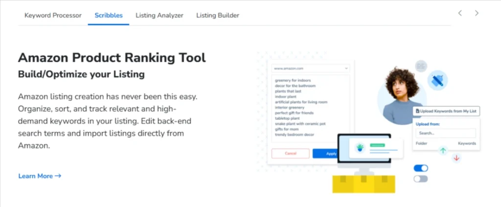 Optimization with Scribbles Of Helium 10
