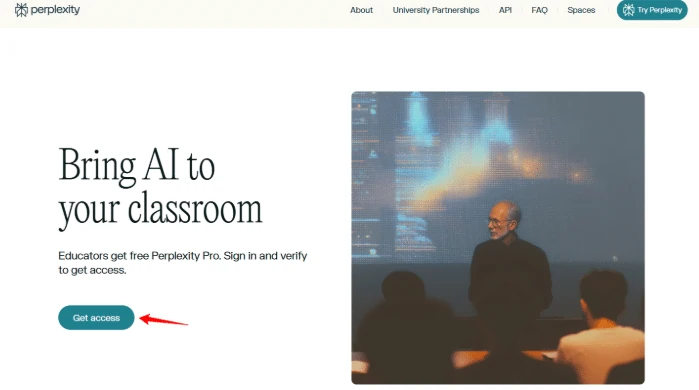 Perplexity Education Pro Get Access