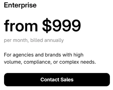 Surfer SEO Enterprise Plan